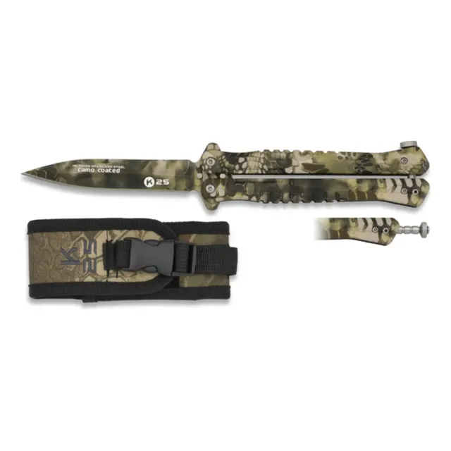 Navaja K25 Tactica Albainox 10cm Con Funda