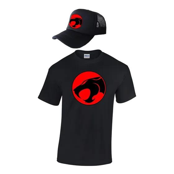 Combo Camiseta Gorra Thundercats  Algodon 100% 