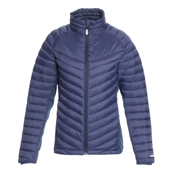 Parka Termica Manga Larga Negro/azul Mujer 100%nylon