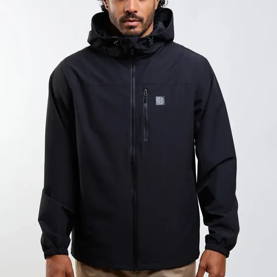 Cortaviento Tactical Mercury Negro Hombre Maui And Sons