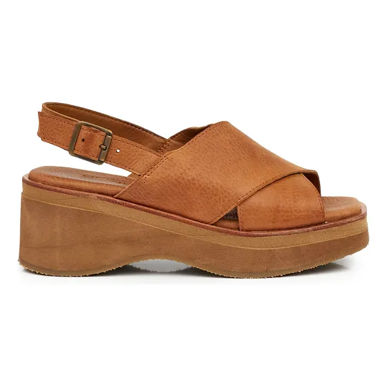 Sandalia Mujer Cuero Zueco Chinela Urbano Premium Briganti