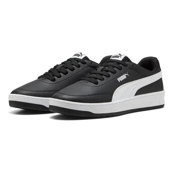 Zapatilla Puma Court Classic Clean Negro Hombre