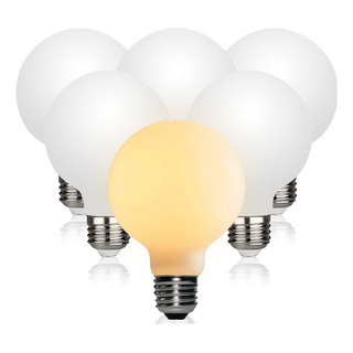 Bombilla Led Edison 6 Pzs G25 (g80) 5w E26 Blanco Y Cálido Bombilla Led Edison 6 Pzs G25 (g80) 5w E26 Blanco Y Cálido