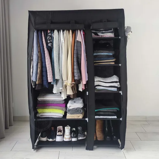 Closet Armario Sencillo Desarmable Con Forro Marca Induhogar