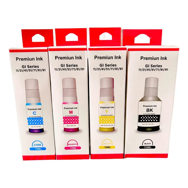 4 Tinta Gi11 G2160 G3160 Compatible Con Canon