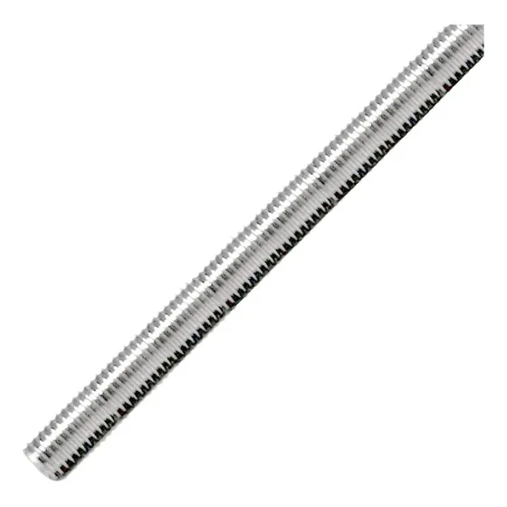 Barra Roscada M6 X 1mt Aço Inox 304 - 5 Peças