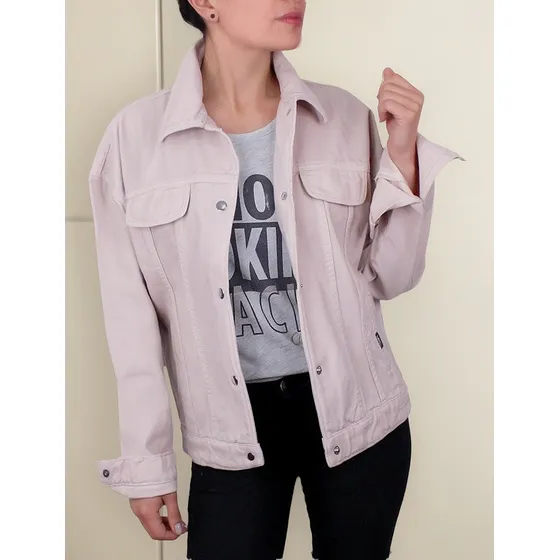 Chaqueta Drill Para Mujer Lec Lee