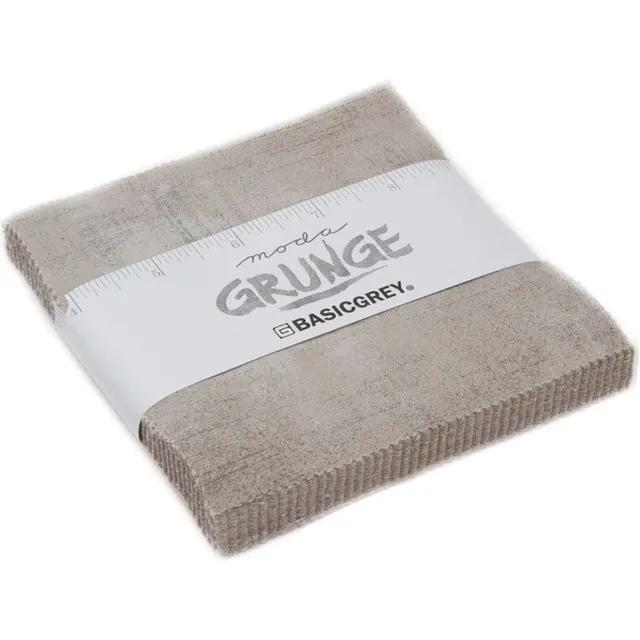 Basicgrey Grunge Basics Gris Charm Pack 42 Cuadrado Moda 278