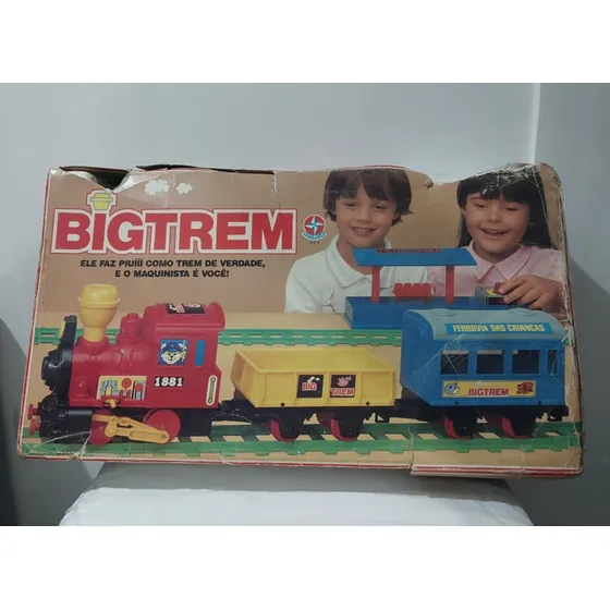 Big Trem Estrela Antigo Funcionando.