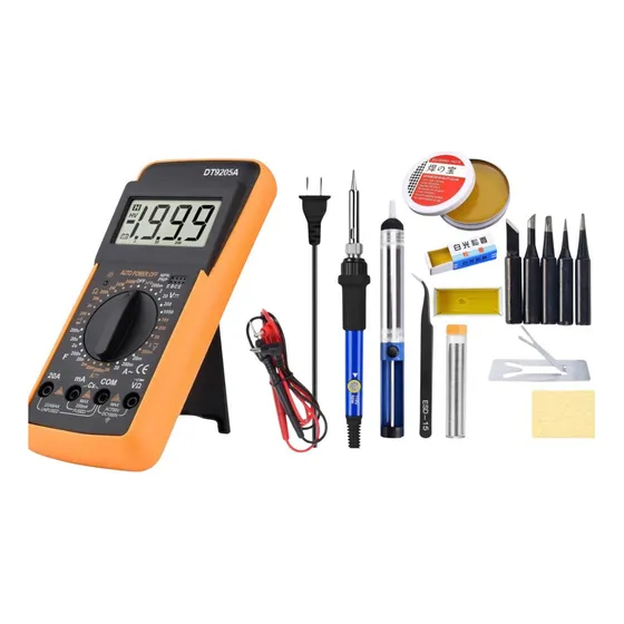 Kit Electrónico, Cautín, Base Cautín, Extractor, Tester