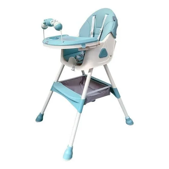 Silla De Comer Para Bebe Ebaby Dali 3 En 1 Mesa Con Ruedas Color Verde