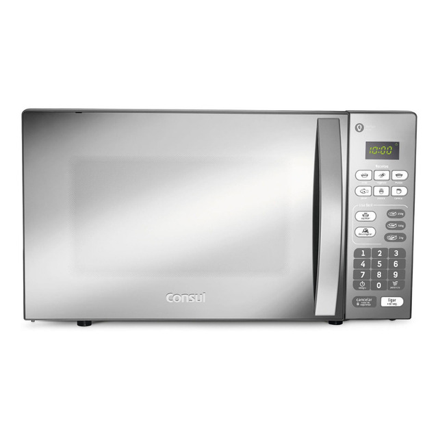 Micro-ondas Cm020bf 20 Litros Espelhado Com Função Descongelar Cor Cinza E Inox Consul 127... Micro-ondas Cm020bf 20 Litros Espelhado Com Função Descongelar Cor Cinza E Inox Consul 127...