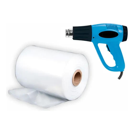 Bolsa Tubo 20 Cm Polietileno Termocontraible 40 Mic X 100 Mt