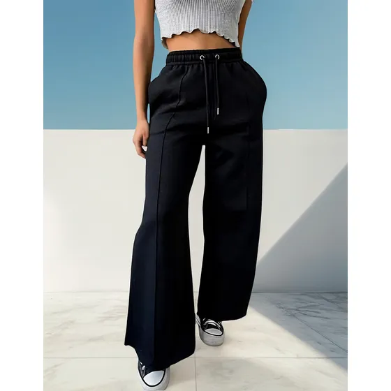 Pantalon Palazo Recto Algodon Buzo Calidad Premiun