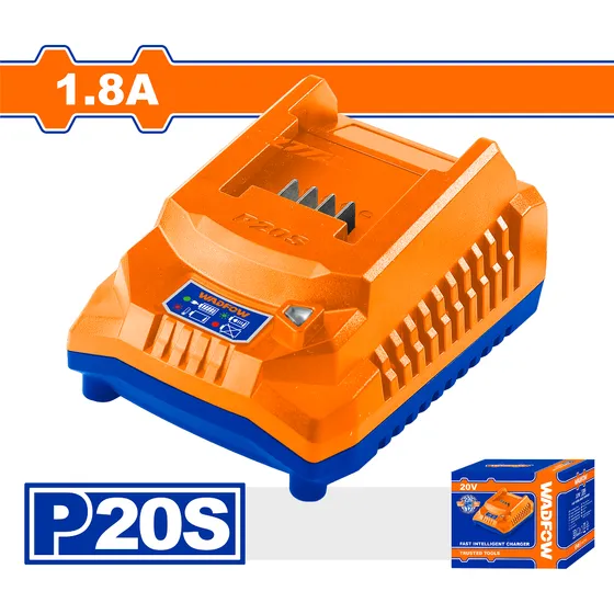 Cargador  Bateria 20v - P20s - 1.8a Wadfow Wfcp518 - L N F