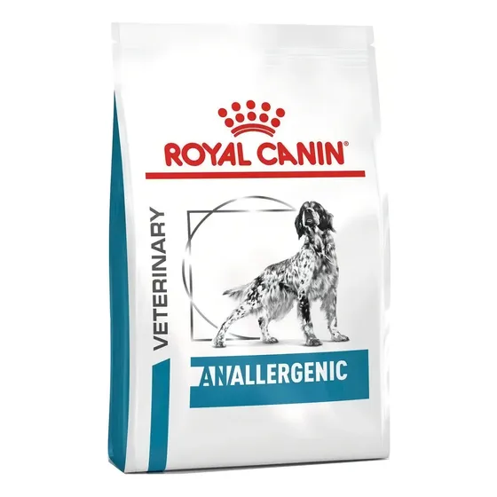 Alimento Royal Canin Veterinary Diet Canine Anallergenic para perro adulto todos los tamaños sabor mix de 8 kg