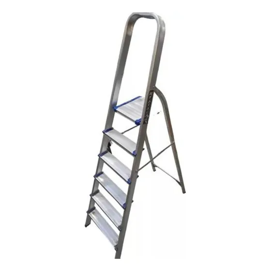 Escalera De 6 Escalones De Aluminio Plegable