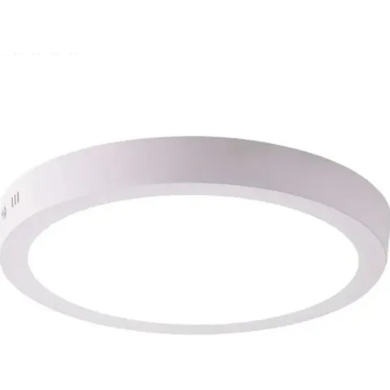 Panel Lámpara Led Redonda Superficial 12w Luz Blanca 6500k