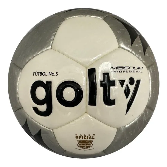 Balón De Fútbol Golty Magnum Profesional #5 Plateado