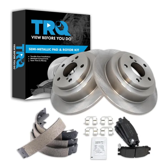Kit De Pastillas De Freno Y Rotor Trq Rear Para Subaru Impre