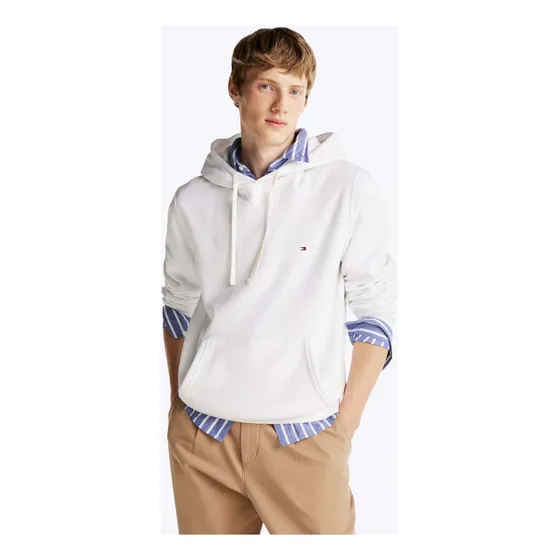 Sudadera Blanco Con Capucha Y Botones Tommy Hilfiger Hombre