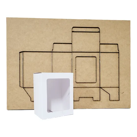 Faca De Corte E Vinco - Caixa Para Caneca Formato A2