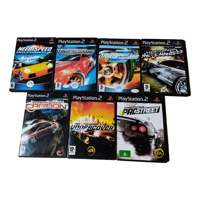 Compilación Need For Speed Ps2 - 7 Juegos Físicos