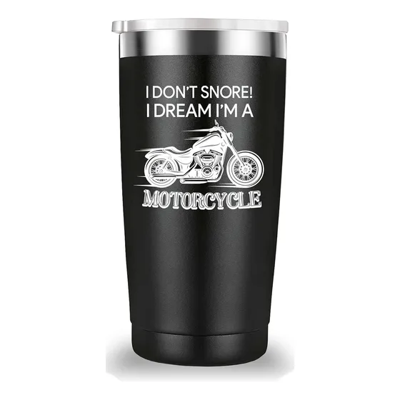 Taza Viaje Texto Ingl  I Don't Snore Dream I'm Motorcycle 20
