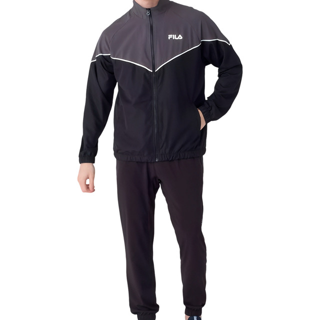 Conjunto Agasalho Masculino Fila Blocks Jaqueta + Calça Conjunto Agasalho Masculino Fila Blocks Jaqueta + Calça
