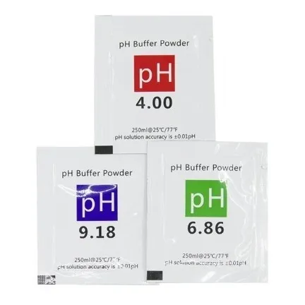 Solucion Calibrar Phmetro Combo 3 Sobres Ph 4,00 6,86 9,18