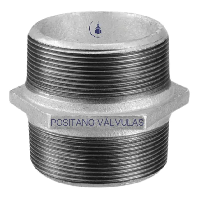 Niple Duplo Galvanizado 1'' Polegada Bsp  - Tupy 150l 