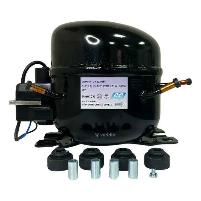 Compresor  1/2p Hp R134a 110v Cold City