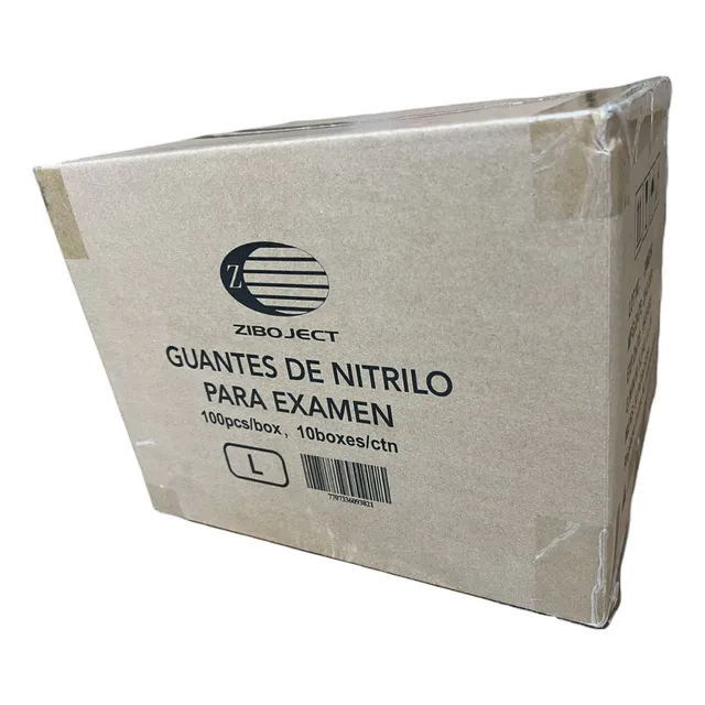 Guante Nitrilo Azul(todas Las Tallas) Caja X 10 Disp X 100 U