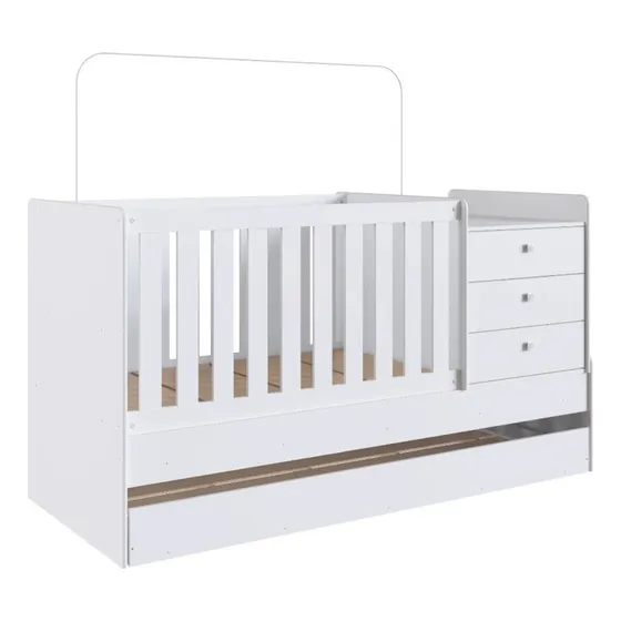 Cuna Transformable  Con Cama Marinera