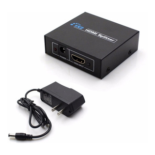 Splitter Hdmi 1x2 Divisor De Señal Amplificador Conecta 2 Tv Splitter Hdmi 1x2 Divisor De Señal Amplificador Conecta 2 Tv
