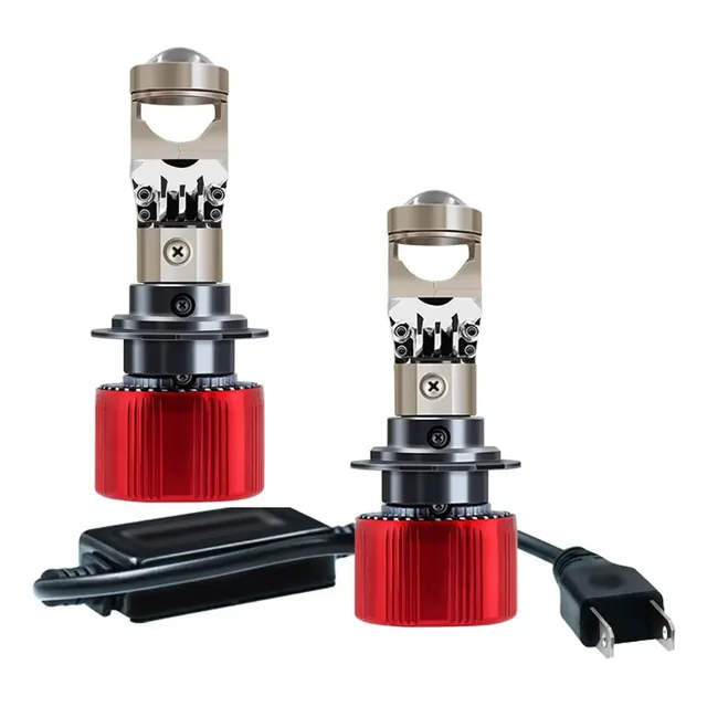 Kit Par Faro Focos Led Csp H7 Lupa Proyector Hid 6500k 75w
