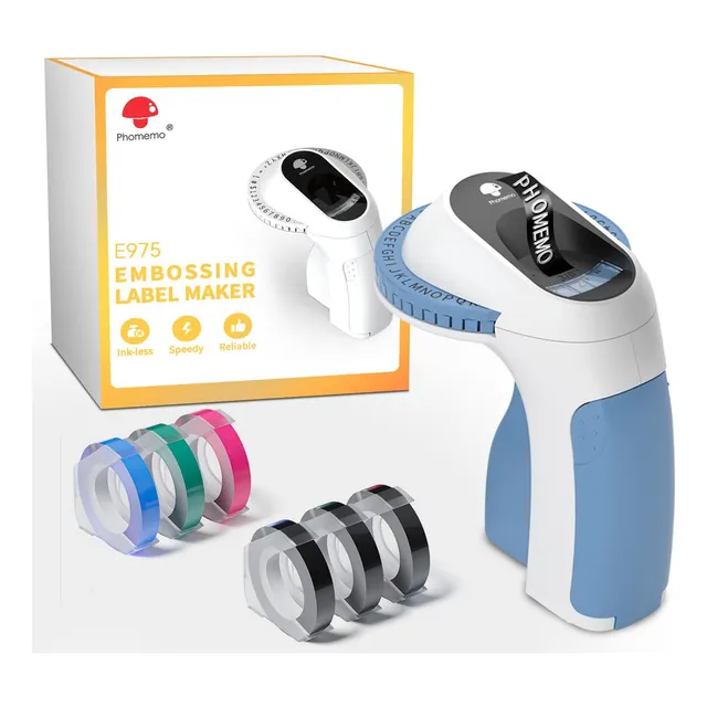 Máquina Para Hacer Etiquetas En Relieve Con 6 Cintas De
