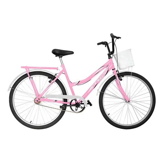 Bicicleta Aro 26 Summer Vintage Para Passeio Com Garupa Nf