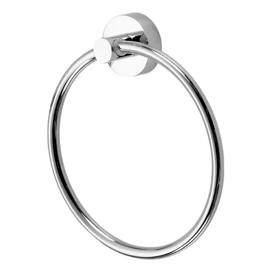 Toallero Aro Acero Inox Cromo Accesorio Para Baño Toalla