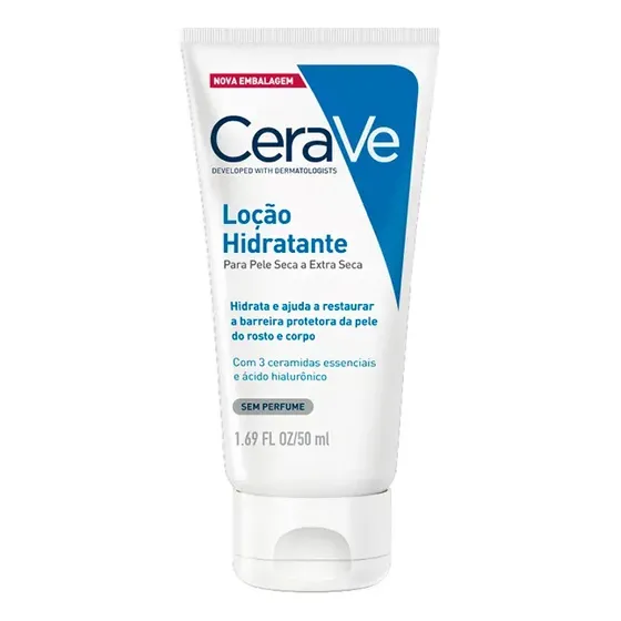 Loção Hidratante Corporal 3 Ceramidas Hidratação 120h CeraVe 50ml