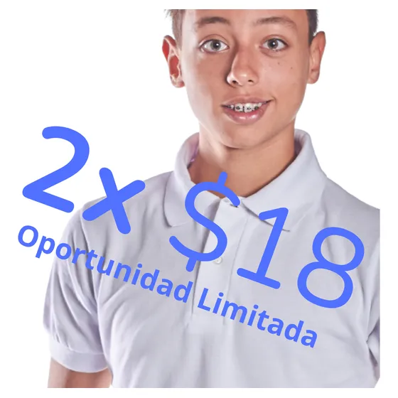 Oferta! Dos(2) Chemise Escolar Blanca (tallas 4 6 8 10)