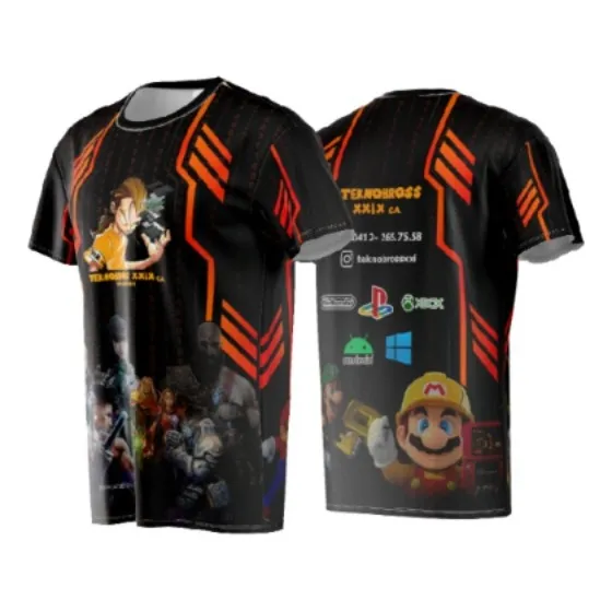 Uniformes Jersey Franelas Camisas Empresa Negocio 