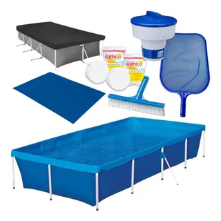 Kit Piscina 3000l+ Capa, Forro+ Escova+ Flutuado+ Peneira Kit Piscina 3000l+ Capa, Forro+ Escova+ Flutuado+ Peneira