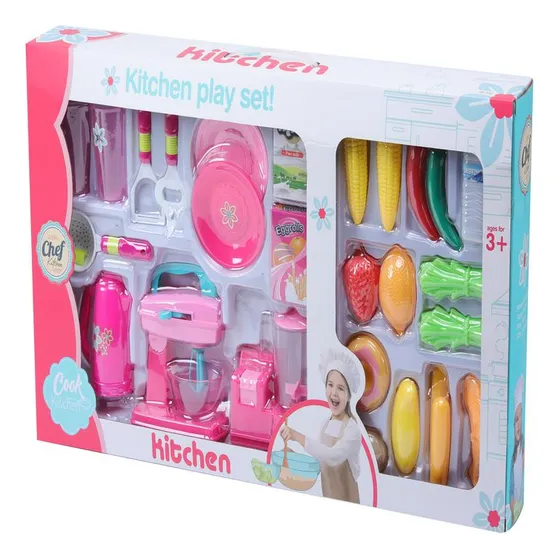 Set Juego De Cocina Con Vegetales
