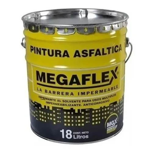 Pintura Asfaltica 18l Secado Rapido Megaflex