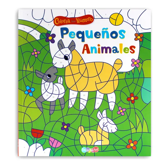 Colorea Por Número. Pequeños Animales