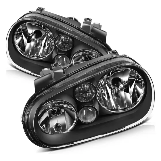 Faros Golf A4 Y Cabrio Gti Negro 1999 2000 2001 2002 2005