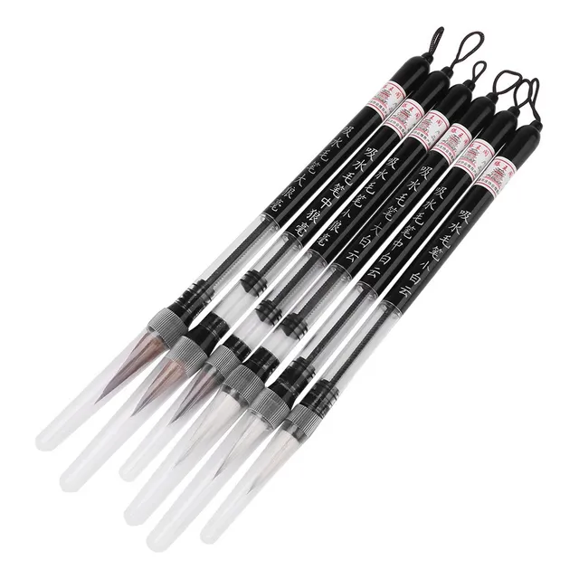 6 Pincel Agua Color Piston Caligrafia Japonesa China