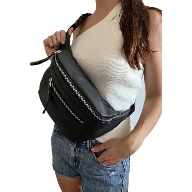 Maxi Riñonera Manola Pu Eco Cuero - Moda Diseño Exclusivo