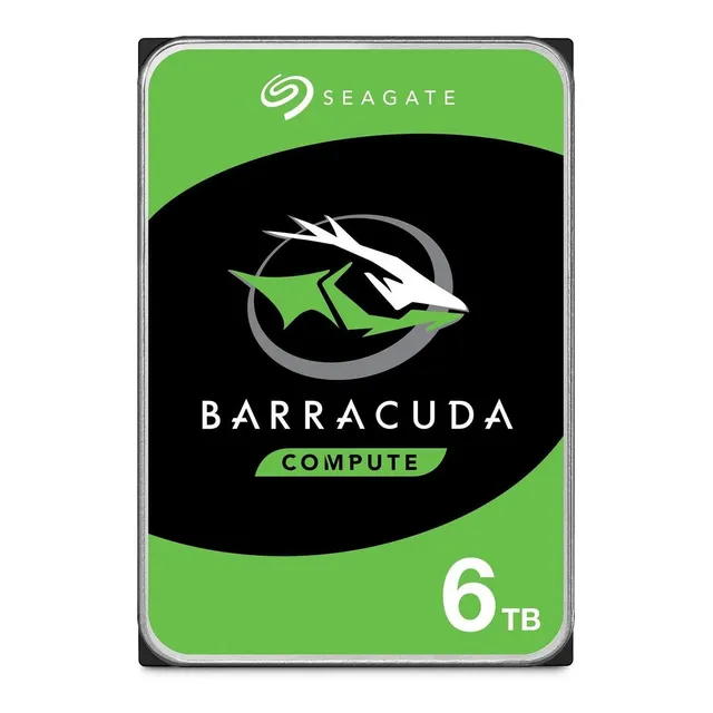 Disco Duro Interno Seagate 6tb Barracuda 3.5 5400rpm Sata3 Color Gris